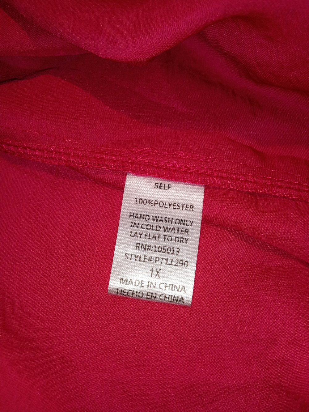 Savanna Jane Hot Pink Embroidered V-Neck Tunic - Picture 7 of 7